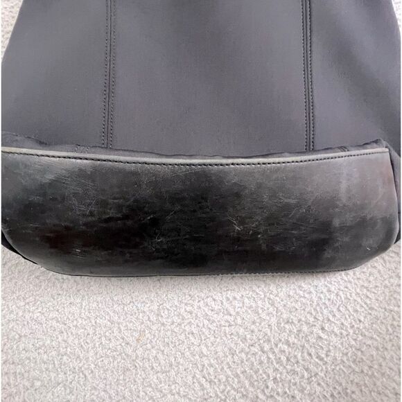 COACH A9N 6217 NEW YORK MEDIUM BAG BLACK NEOPRENE AND LEATHER - Picture 3 of 9